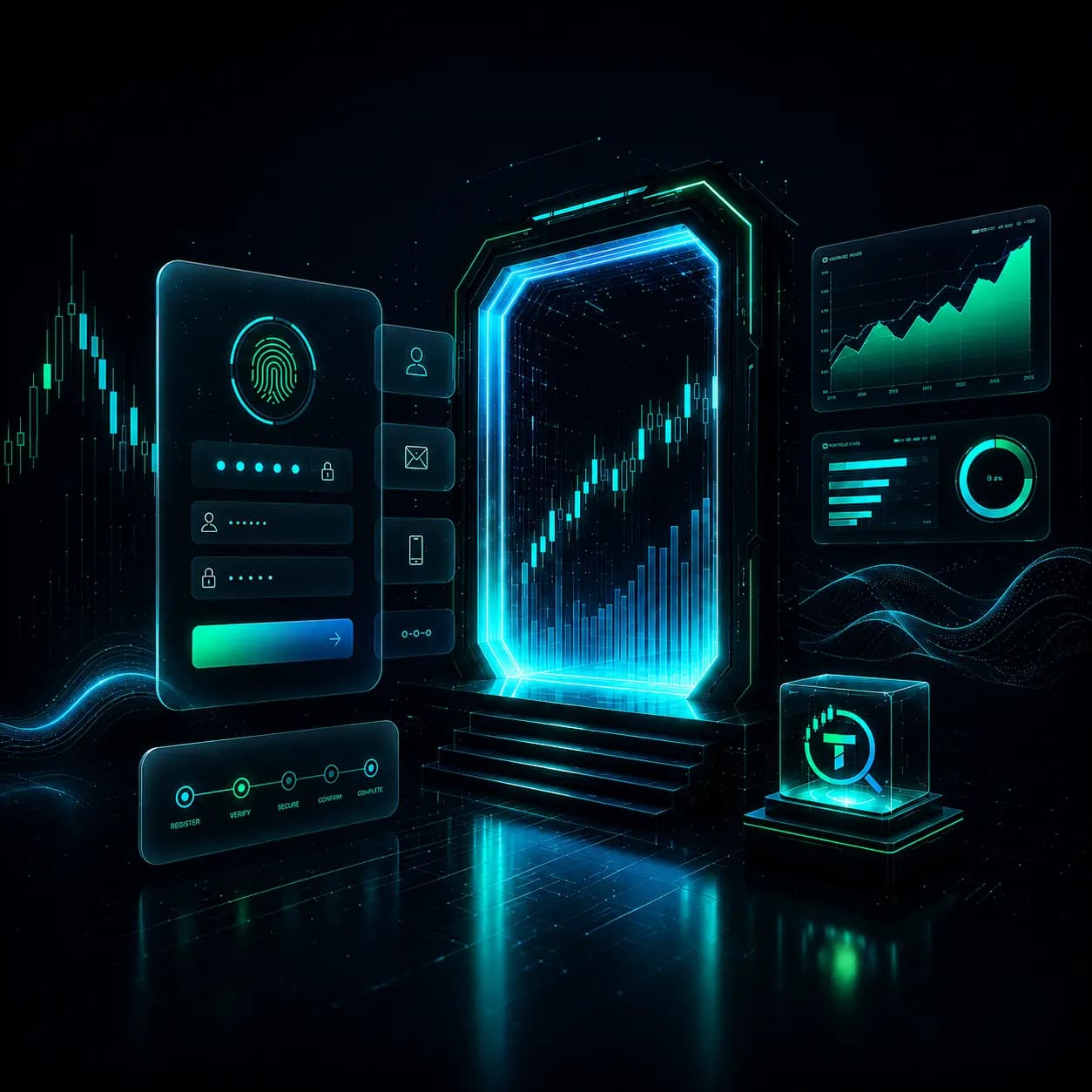 نمایش امنیت و رشد بازار در تتریاب