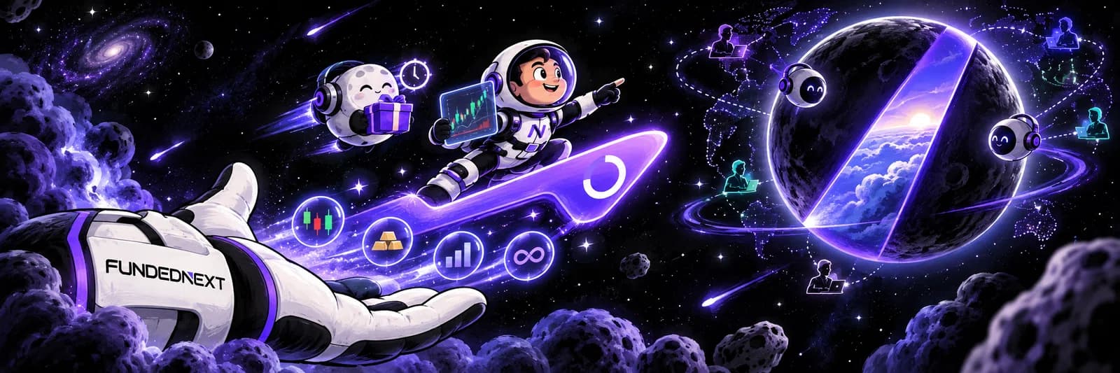 تصویر کاور فاندد نکست | FundedNext