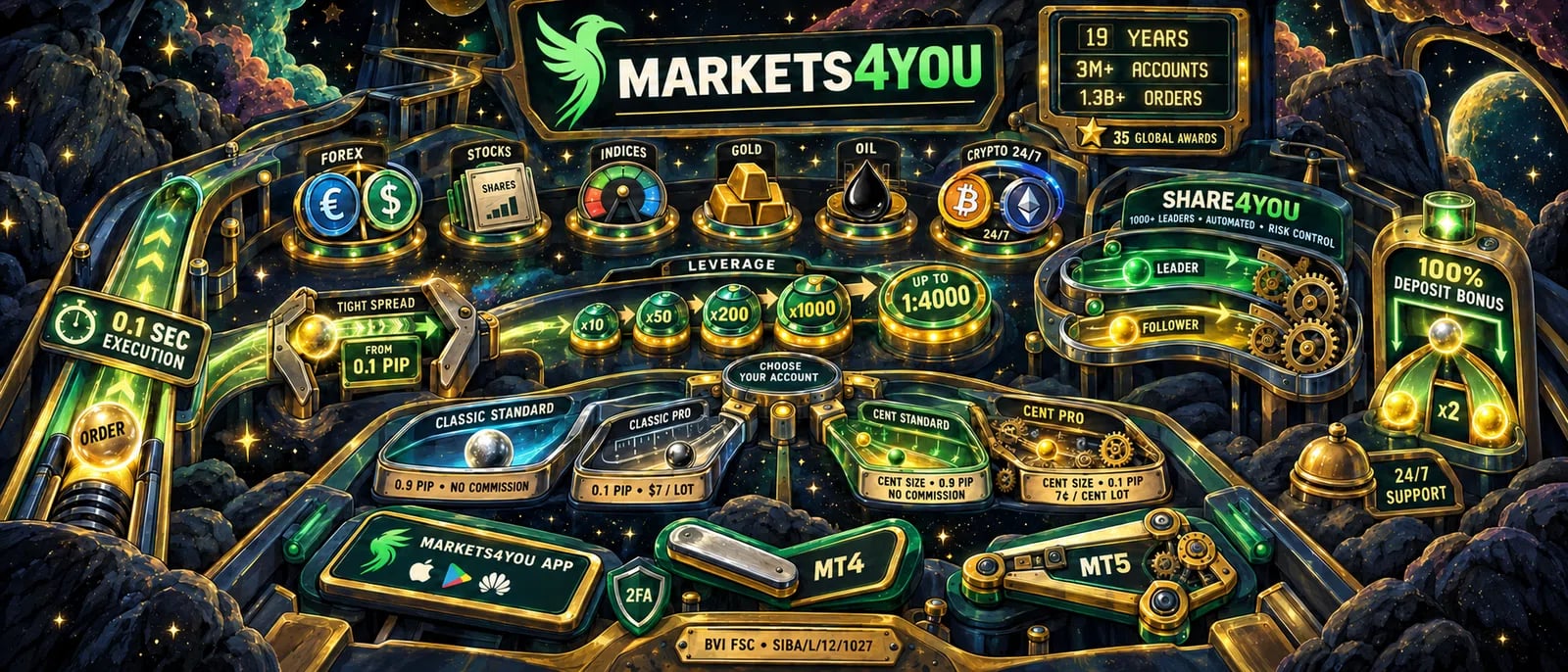 تصویر کاور مارکتس فور یو | Markets4you